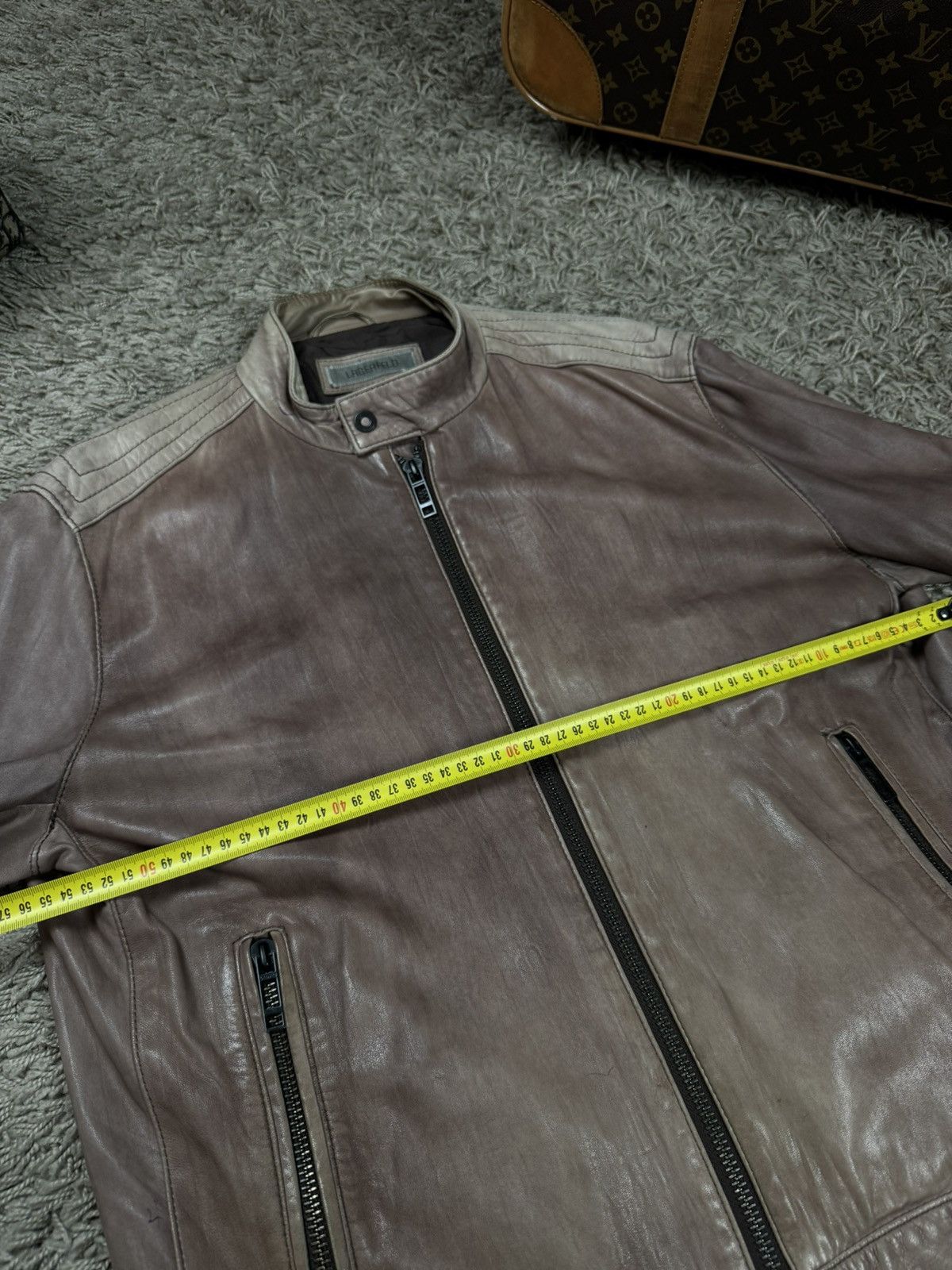 Karl Lagerfeld Karl Lagerfeld leather jacket original casual item Size US L / EU 52-54 / 3 - 4 Thumbnail