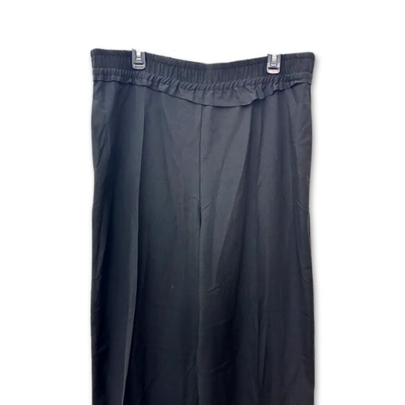 Topshop Topshop Pants Asymmetric Ruffle Overlay Design Black 14 NWT Size 36" / US 14 / IT 50 - 3 Thumbnail