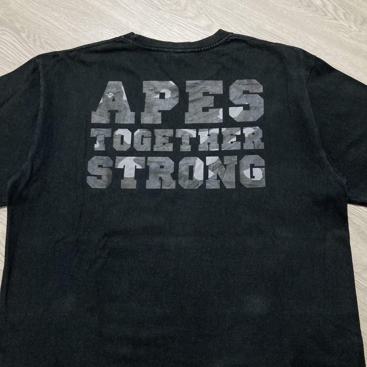 Bape Bape A Bathing Ape College Logo “Together Strong” Tee Black Size US XL / EU 56 / 4 - 10 Thumbnail