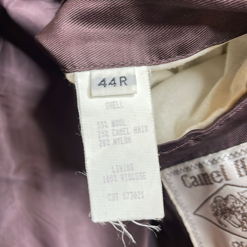 Vintage Vintage Christin Aujard Paris Wool and Camel Blazer Sport Co Size 44R - 9 Thumbnail