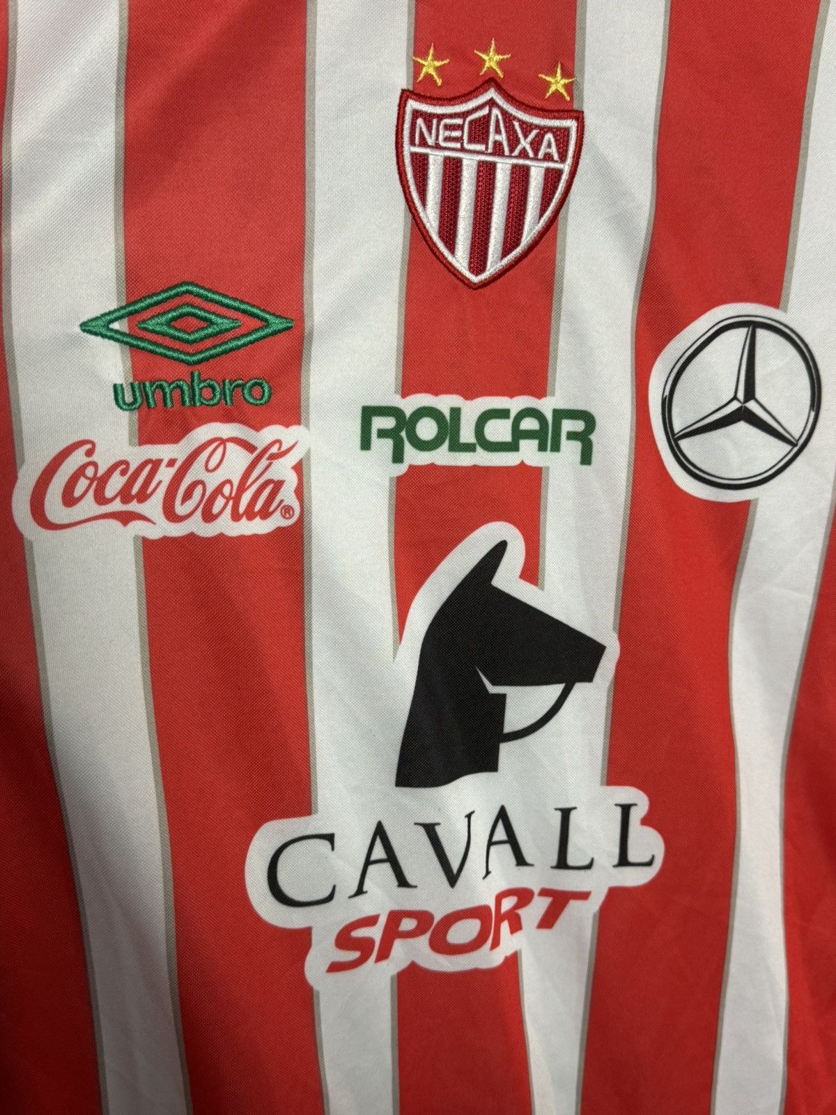 Umbro Necaxa 2016 Home Football Soccer Jersey T-Shirt Size US S / EU 44-46 / 1 - 3 Thumbnail
