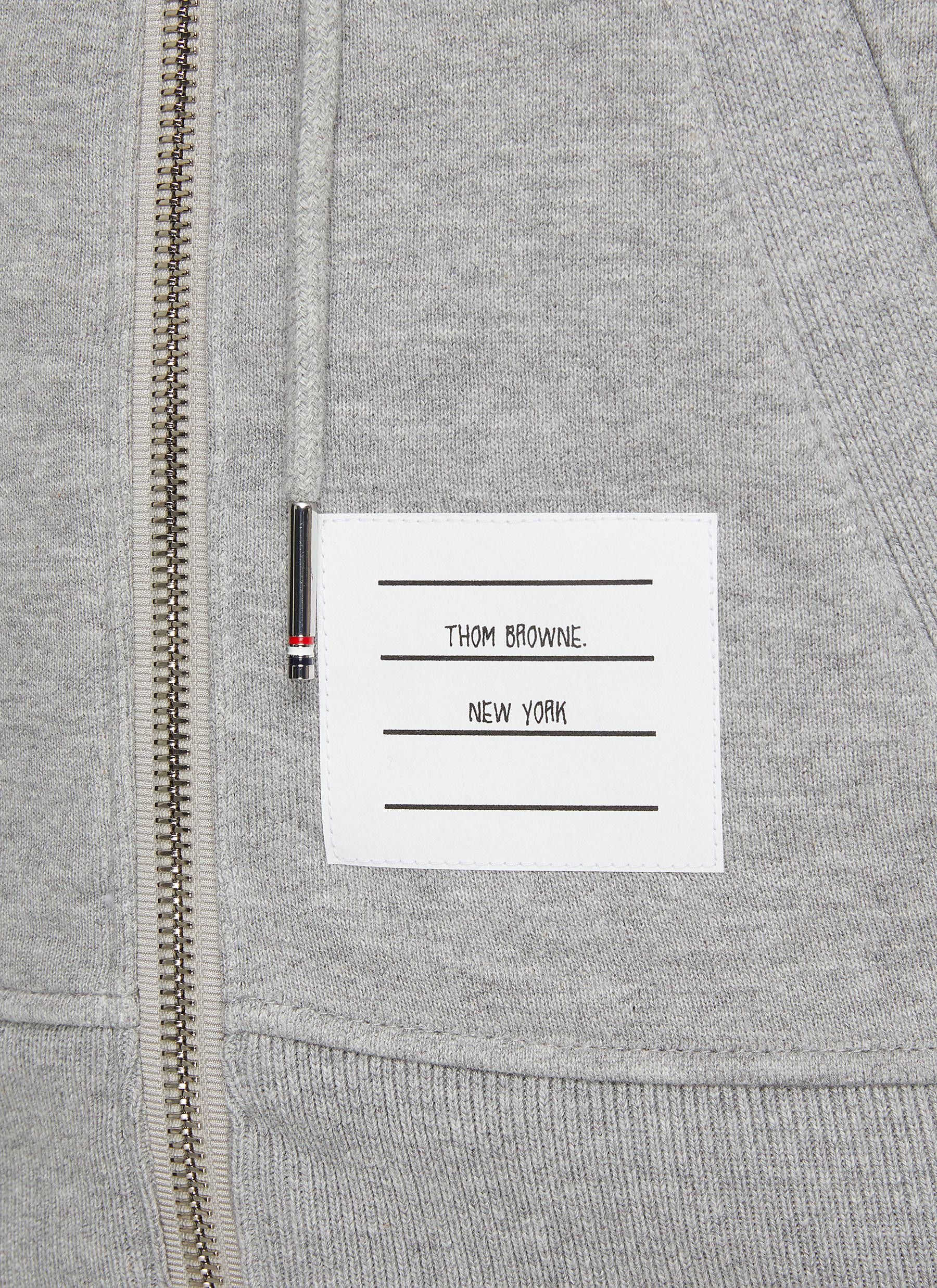 Thom Browne o1s22i1n0924 4-Bar Hoodie in Grey Size M / US 6-8 / IT 42-44 - 4 Thumbnail