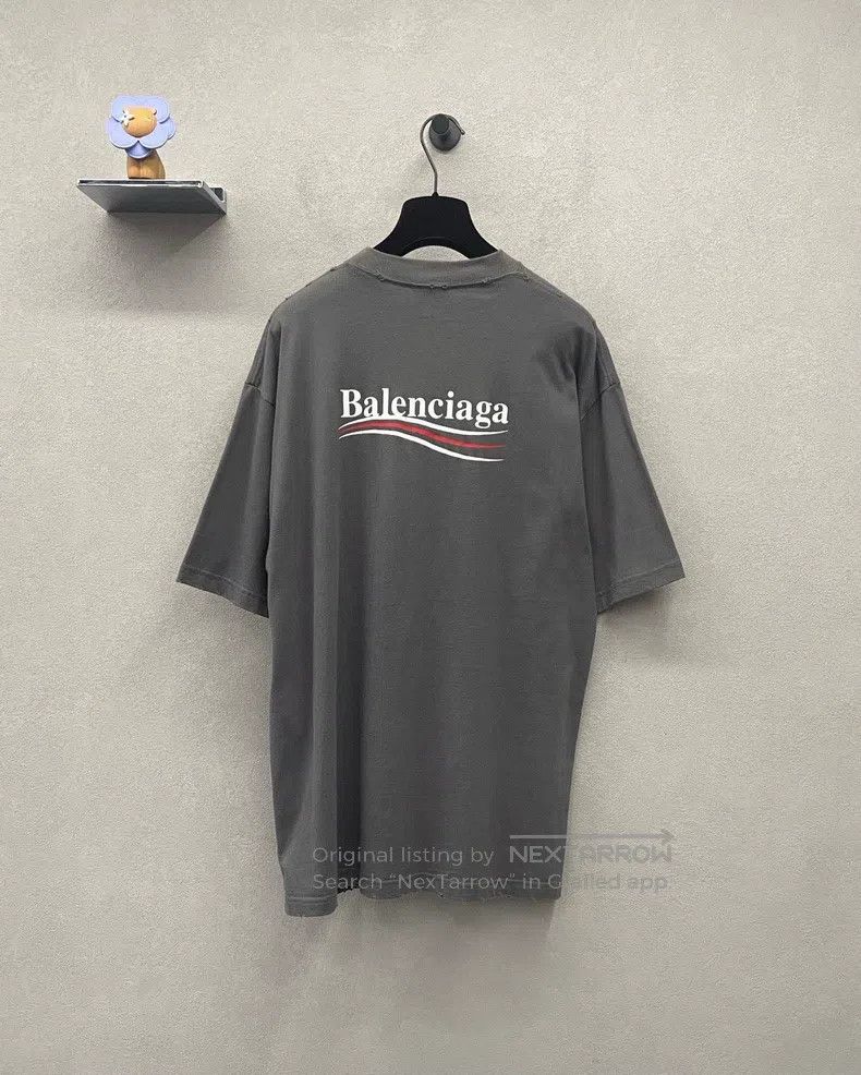 Balenciaga Balenciaga Coke Logo Grey Short Sleeve T-Shirt Size US XS / EU 42 / 0 - 2 Thumbnail