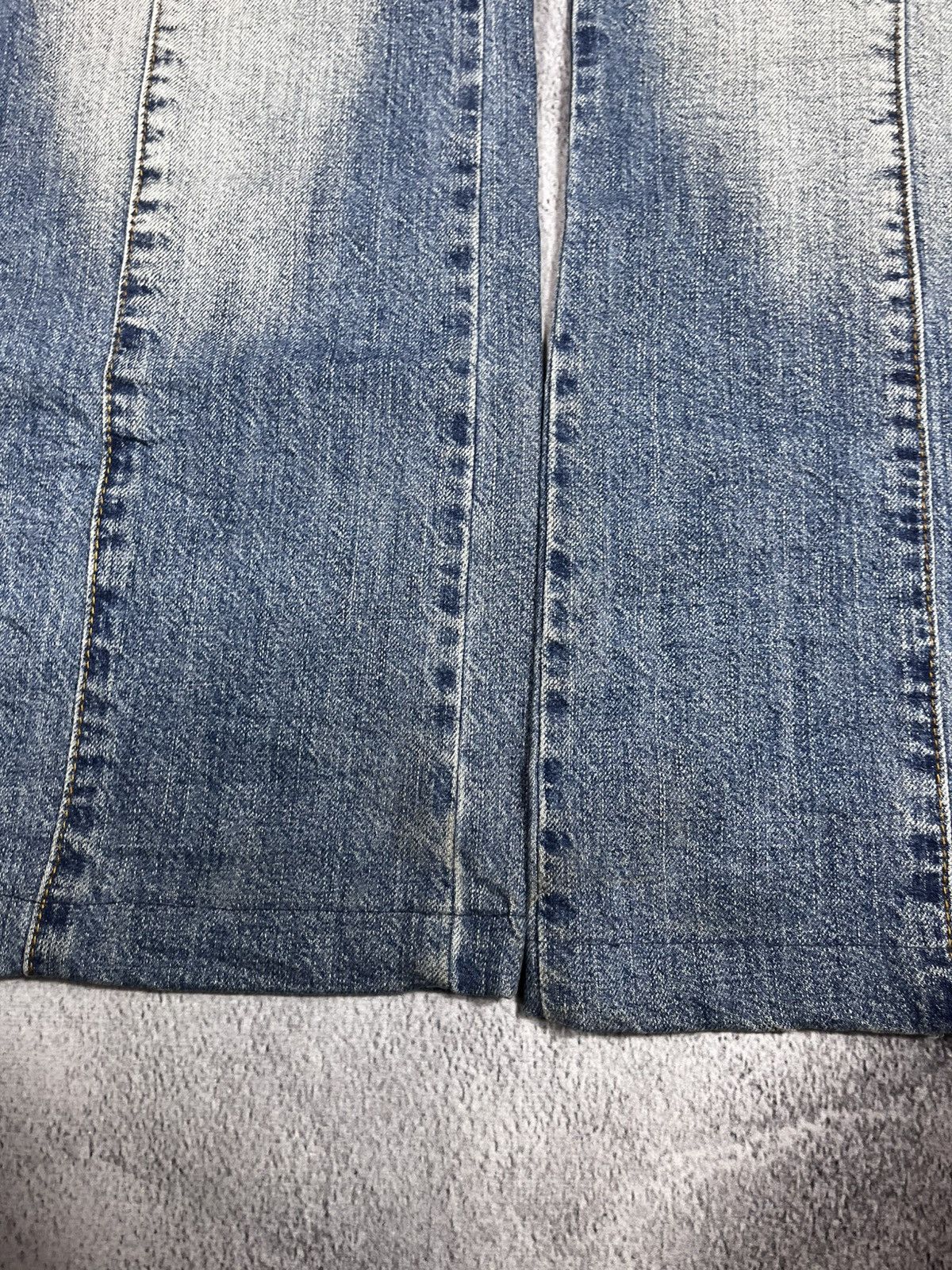 Japanese Brand × Vintage Vintage Y2K wide faded denim jeans 00s style XS Size 27" / US 4 / IT 40 - 5 Thumbnail