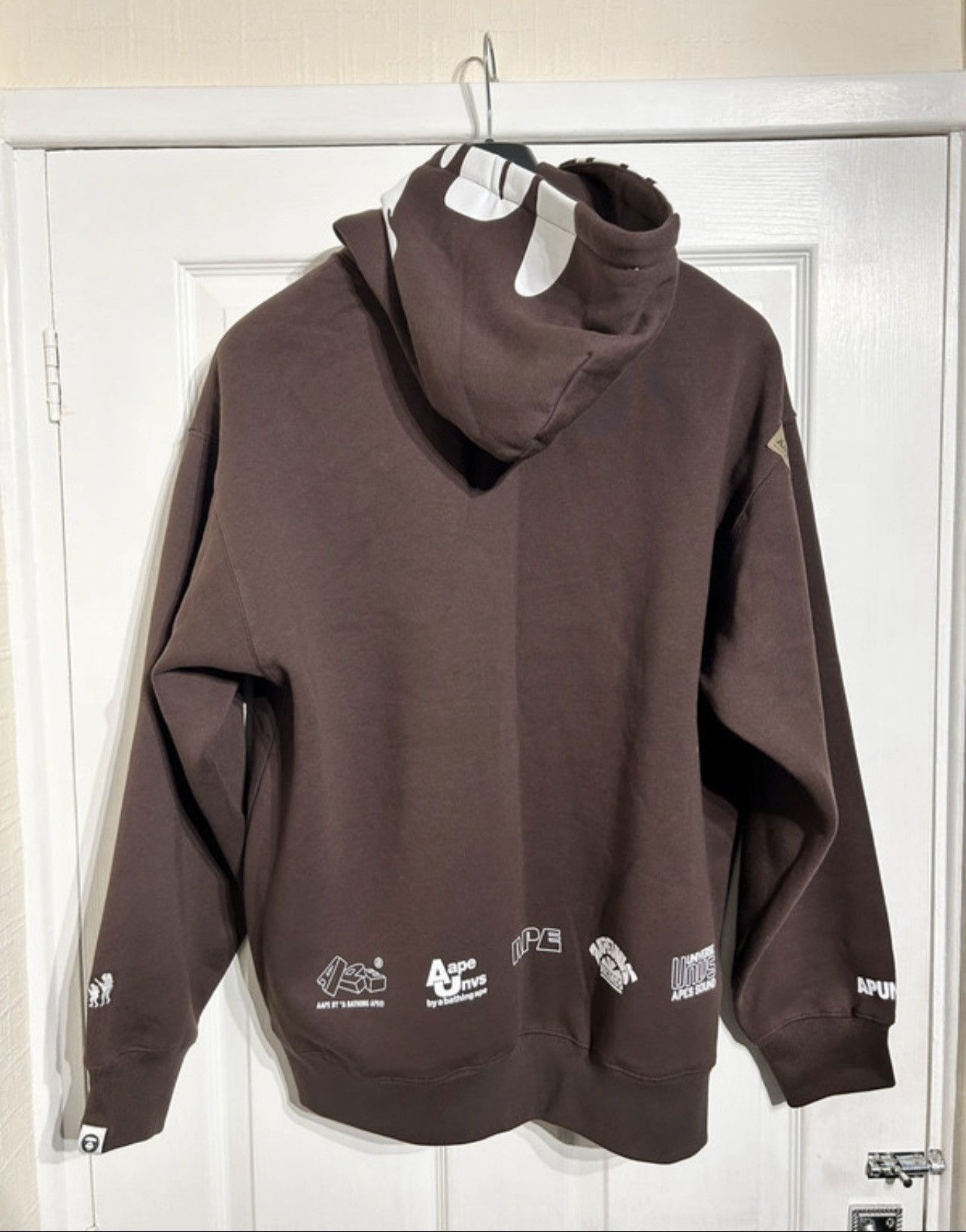 Aape × Bape Aape by A Bathing Ape Rhinestone Hoodie | Grailed
