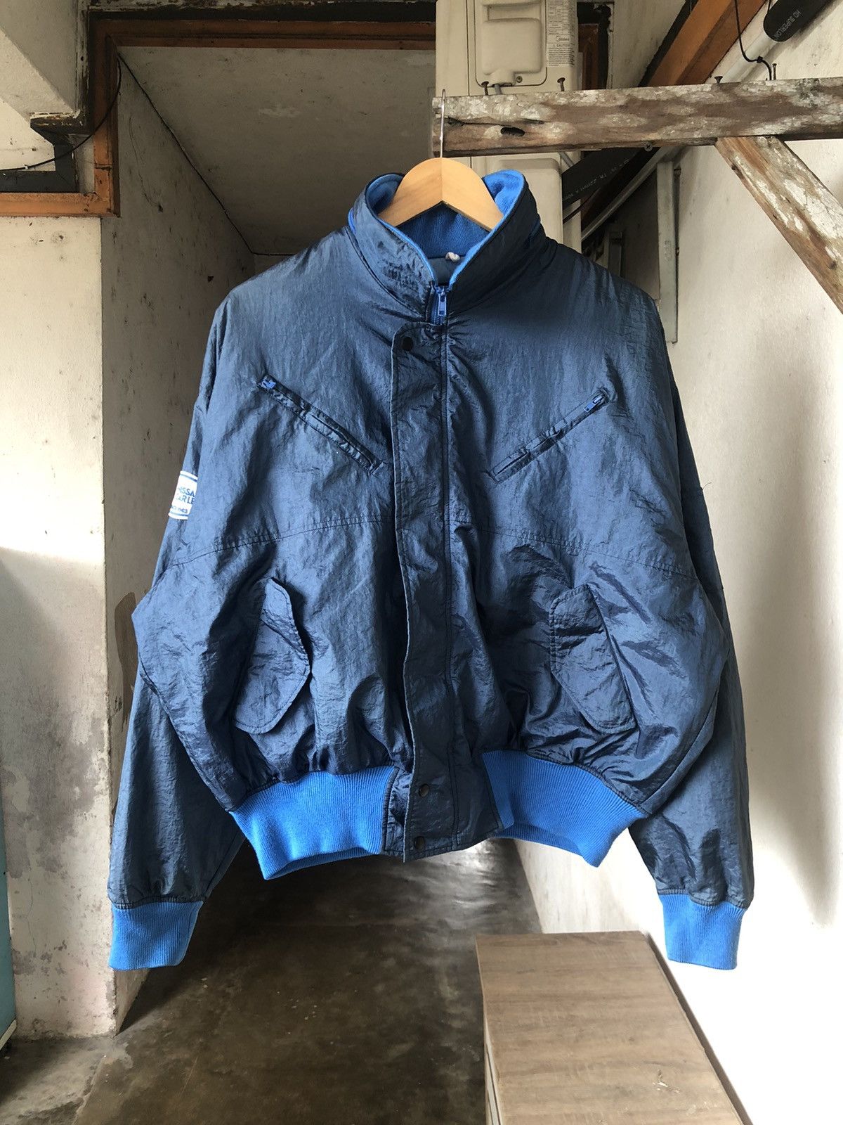 Vintage Vintage 90s Nissan Racing Club Bomber Jacket Size US L / EU 52-54 / 3 - 2 Thumbnail