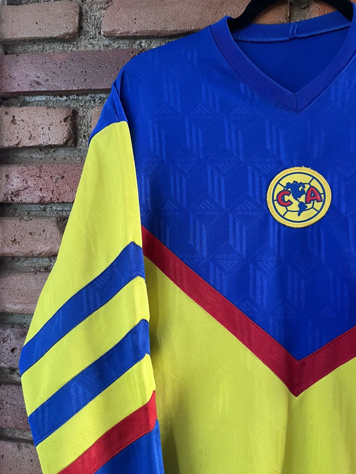 Vintage VNTG 80S CLUB AMÉRICA BOOTLEG JERSEY Size US L / EU 52-54 / 3 - 3 Thumbnail