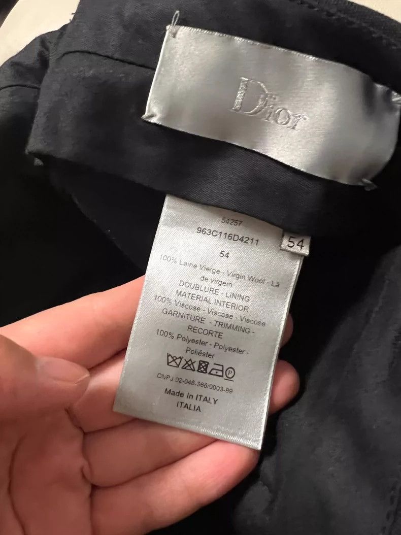 Dior Dior Genuine men's black trousers 2502-Nextarrow Size 54R - 7 Thumbnail