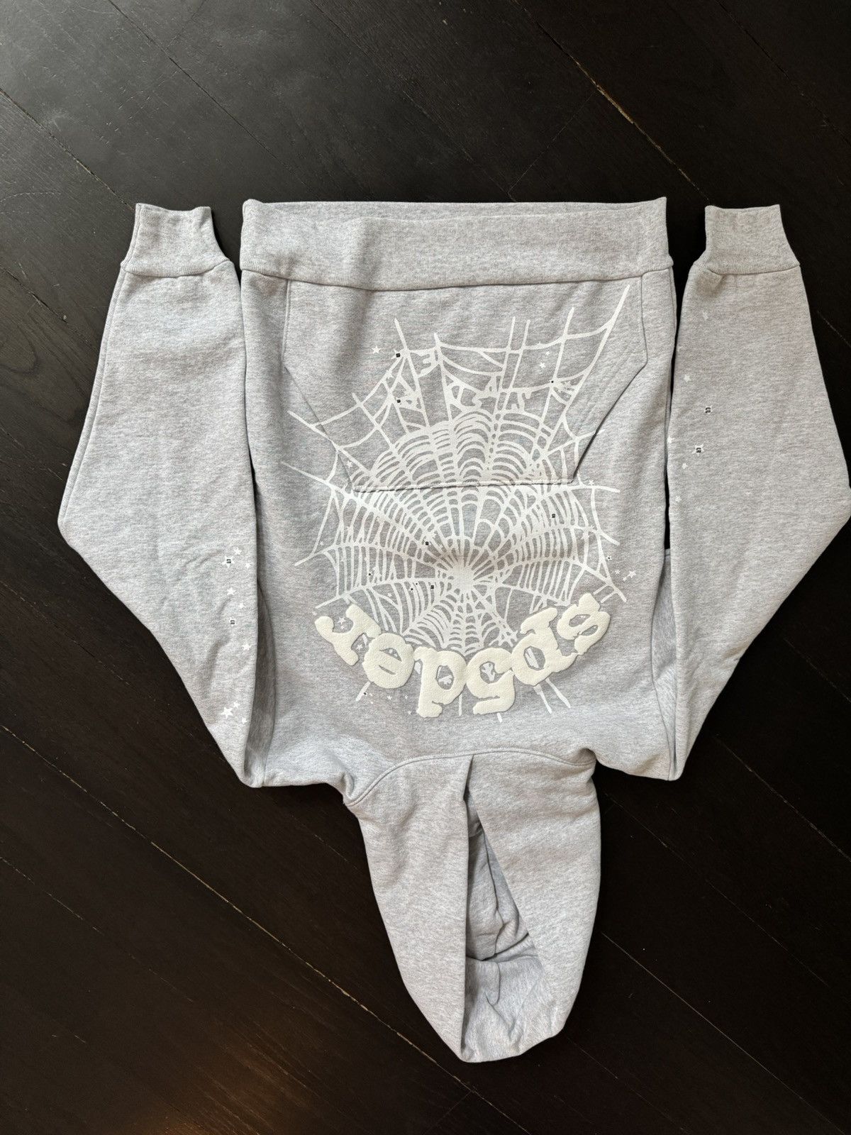 Sp5der Sp5der OG Web Hoodie XS Gray Size US XS / EU 42 / 0 - 1 Thumbnail
