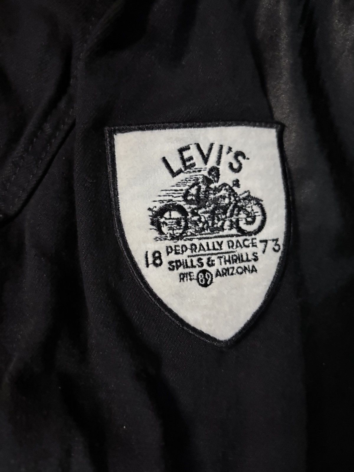 Levi's Levi Denim Black Jacket Size US M / EU 48-50 / 2 - 5 Thumbnail