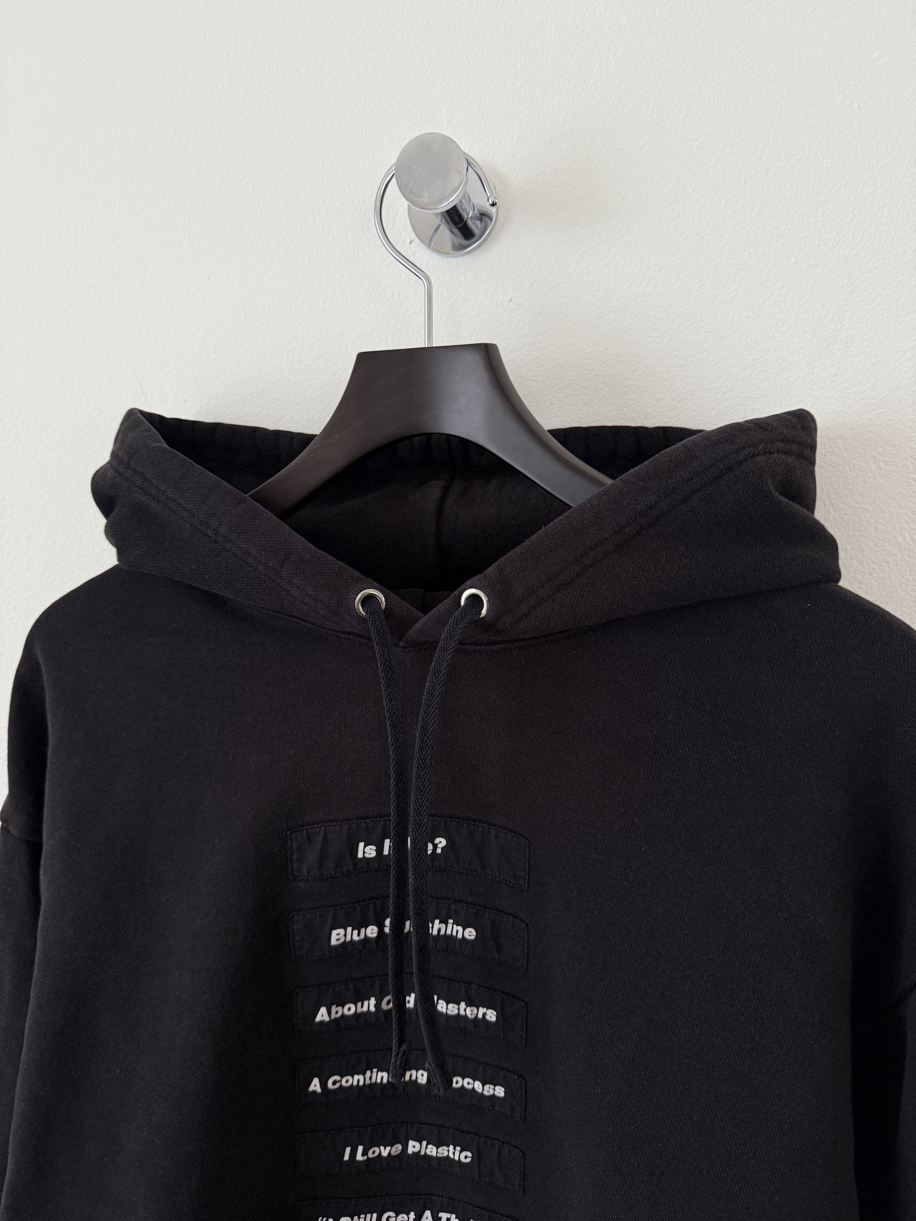 Raf Simons SS18 Poem Patch Joy Division Hoodie Size US S / EU 44-46 / 1 - 5 Thumbnail
