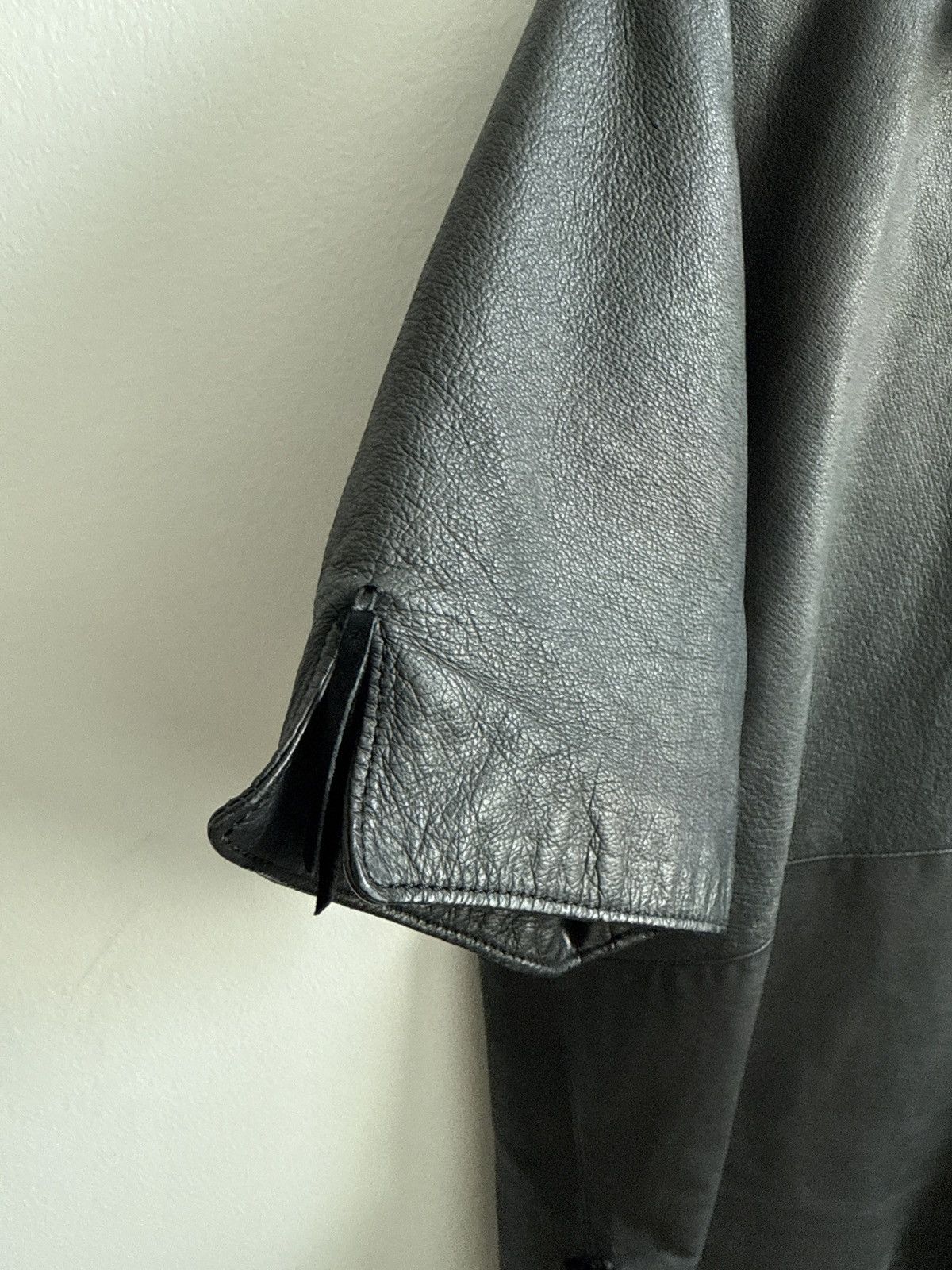 General Research × Japanese Brand × Vintage Vintage Jipijapa Leather shirt Size US S / EU 44-46 / 1 - 4 Thumbnail