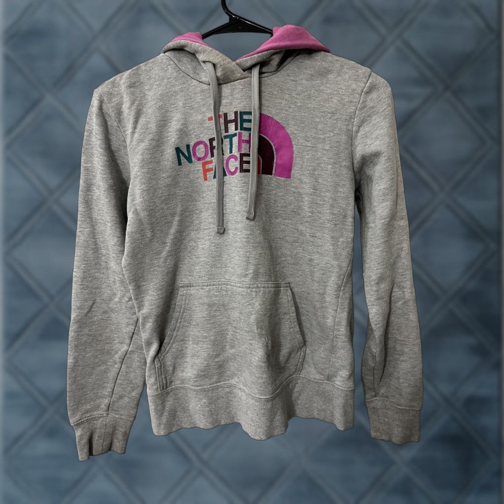 The North Face The North Face Hoodie Women's XS Gray Graphic Big Logo Women's Size XS / US 0-2 / IT 36-38 - 1 Thumbnail