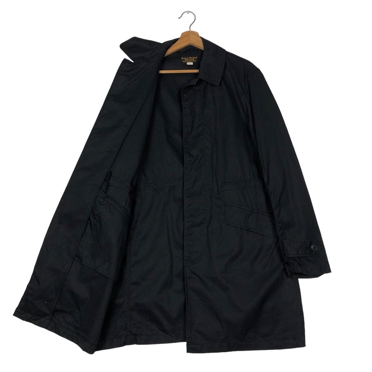 Issey Miyake 🔥Rich Black - Fly Coats Long Jacket Journal Standard Japan Size US M / EU 48-50 / 2 - 9 Thumbnail