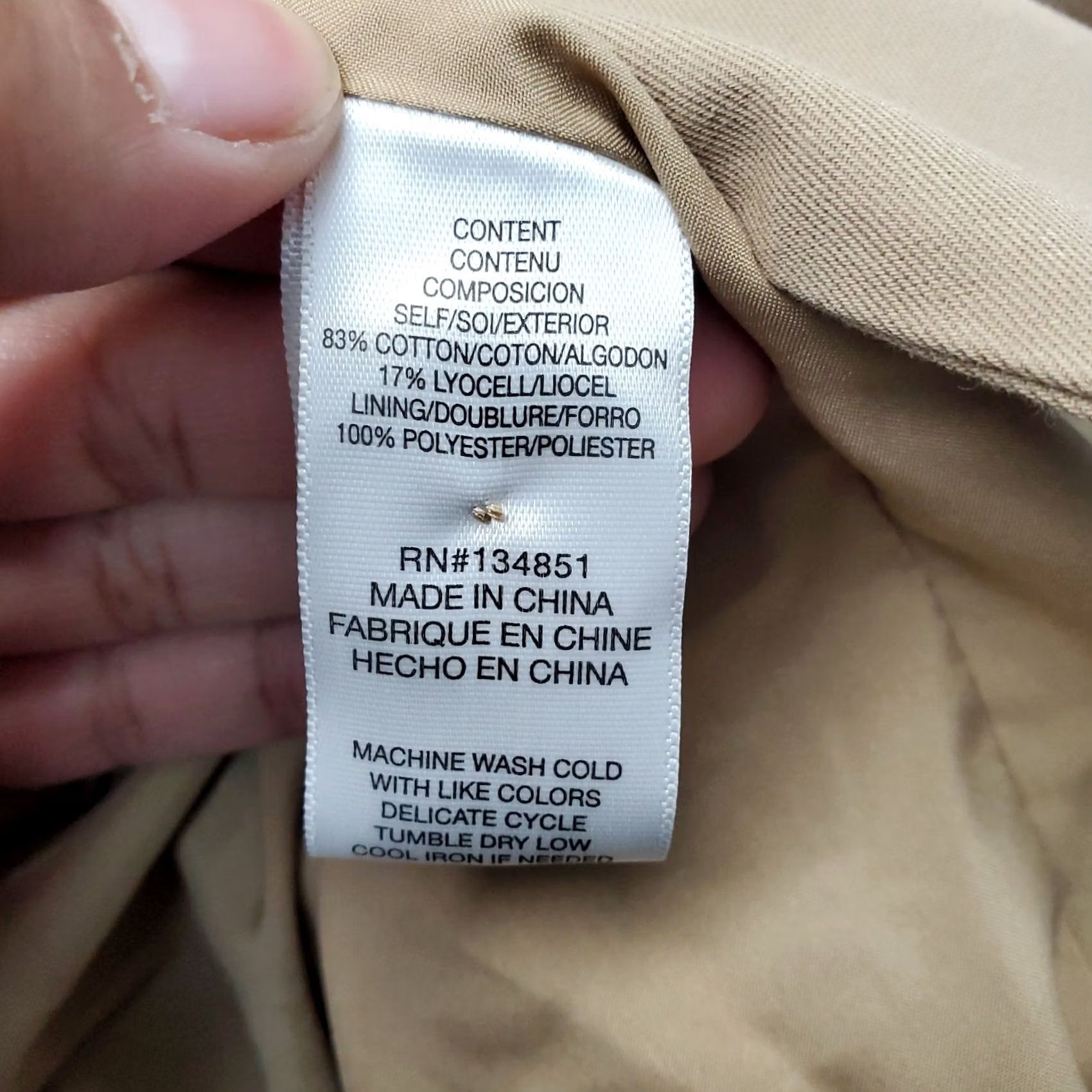 Vintage WAYF Blazer Women XL Tan Lined Double Breasted Jetted Pockets Notch Lapel Formal Womens Size XL Tan Blazer Jacket Size XL / US 12-14 / IT 48-50 - 7 Thumbnail