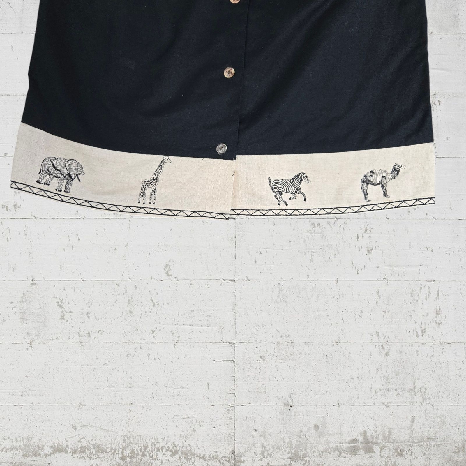 Cabin Creek Vintage Black Safari Sleeveless Button Up Size Medium Size M / US 6-8 / IT 42-44 - 5 Thumbnail