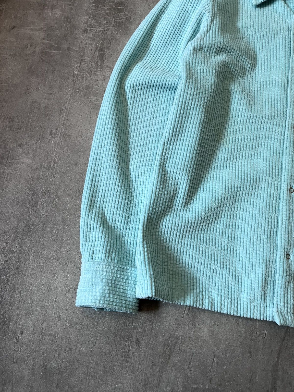 Acne Studios Acne Studios Corduroy mint cotton overshirt light jacket Size US M / EU 48-50 / 2 - 2 Thumbnail