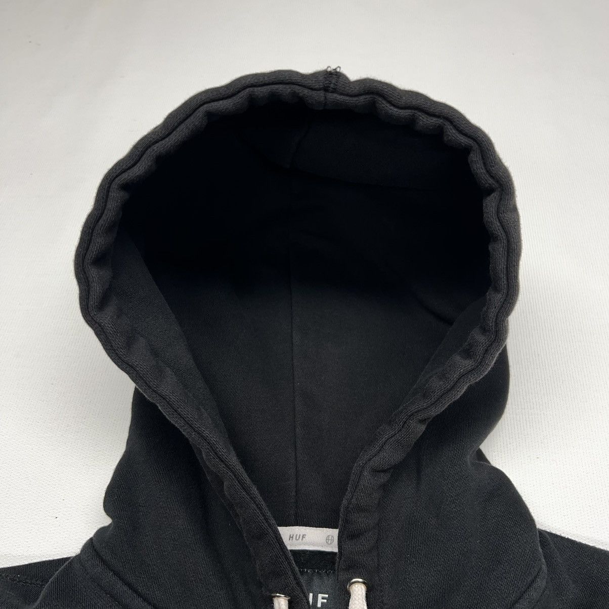 Huf Huf Sweatshirt Hoodie Black Full Zip Logo Embroidered Skate Size US M / EU 48-50 / 2 - 11 Thumbnail