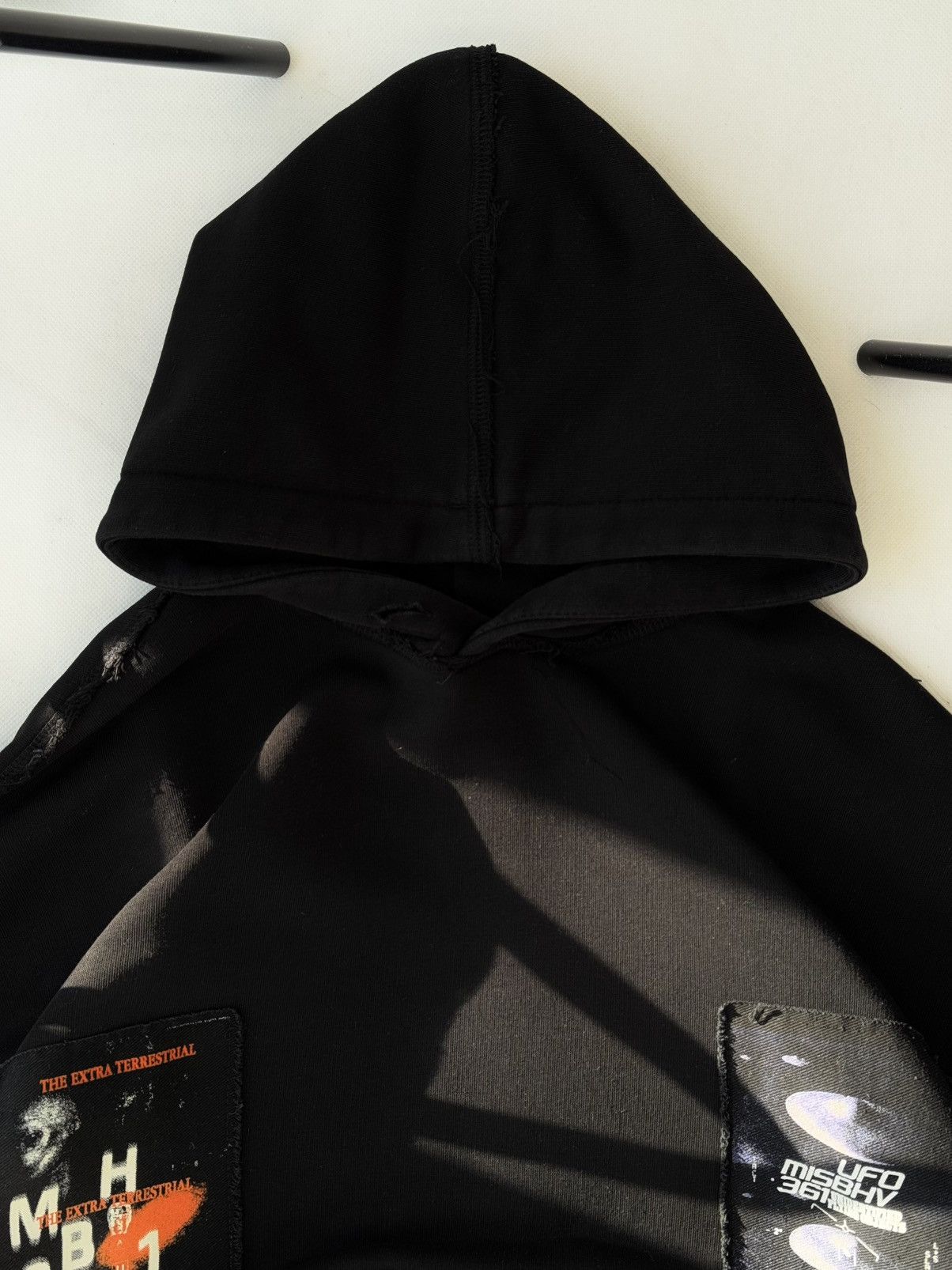 Misbhv MISBHV x UFO Print Boxy Fit Hoodie Distressed Type Hoodie Size US M / EU 48-50 / 2 - 20 Thumbnail