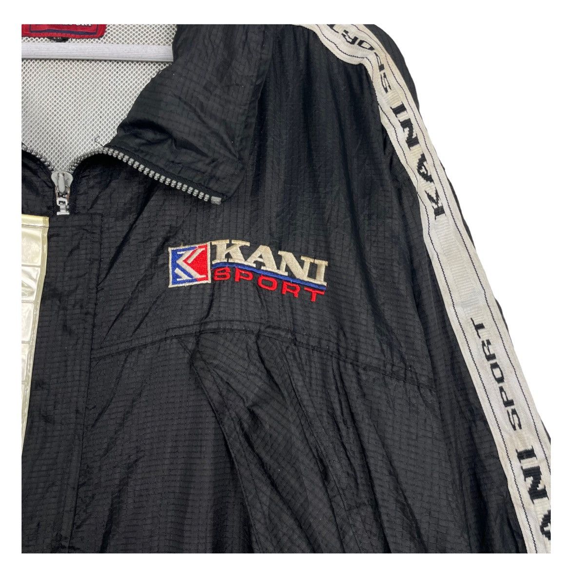 Japanese Brand × Karl Kani × Vintage 💥KARL KANI SPORT SIDETAPE VINTAGE WINDBREAKER Size US XL / EU 56 / 4 - 7 Thumbnail