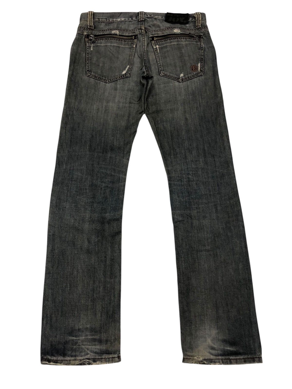 Kapital 🔥ABSOLUTE JOY EARTHY MUD WASH DISTRESSED DENIM JEANS Size US 34 / EU 50 - 2 Thumbnail