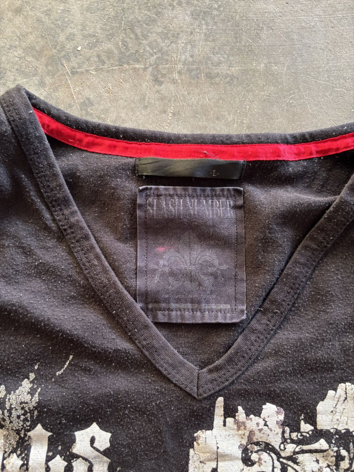 Japanese Brand Y2k slash number poem punk gothic vkei grunge style Size US M / EU 48-50 / 2 - 3 Thumbnail
