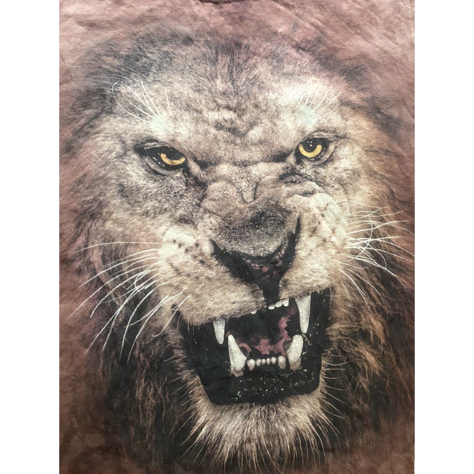 The Mountain VINTAGE 2013 The Mountain Lion T-Shirt Brown Small S Mens Crew Neck Short Sleeve Animals Cotton African Lions Fierce Angry Dyed Pre-owned Size US S / EU 44-46 / 1 - 3 Thumbnail