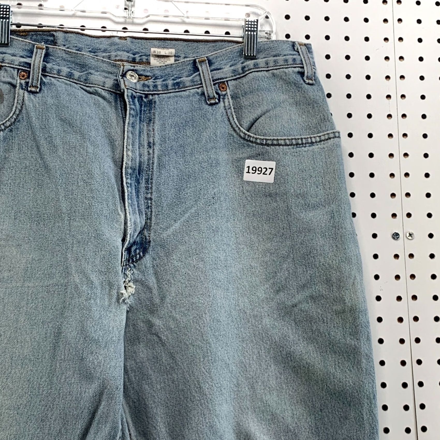 Levi's Vintage 90s Levi'S 560 Jeans Mens Blue Denim 38x30 Tapered Size US 38 / EU 54 - 7 Thumbnail