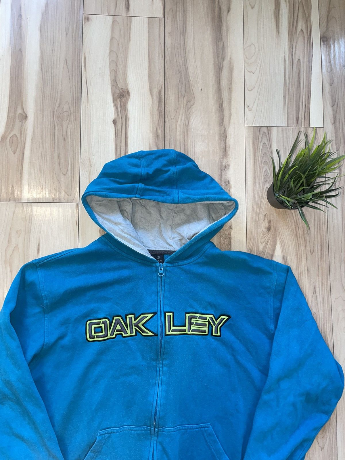 Zip Hoodie Oakley Big Logo Vintage Outdoor Y2K Opium