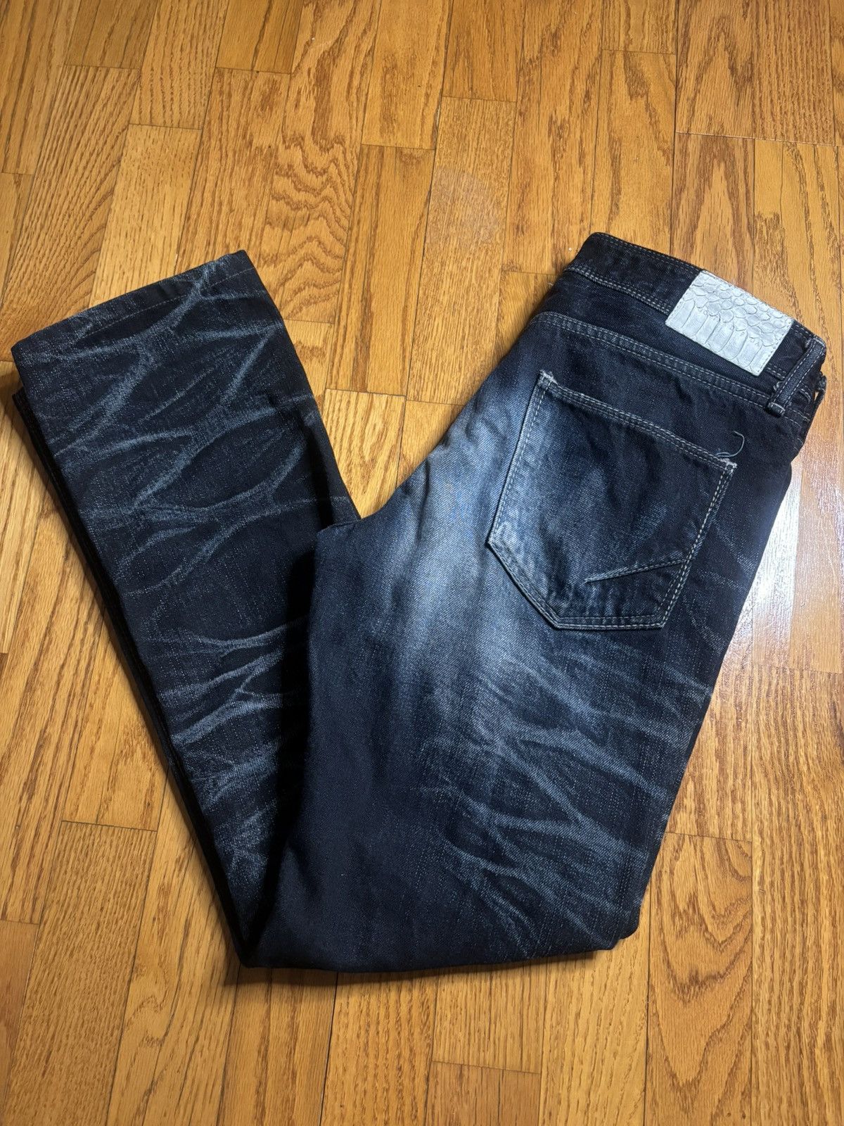 GOSTAR DE FUGA Gostar de Fuga Dark Wash Slim Denim Jeans Size US 30 / EU 46 - 3 Thumbnail