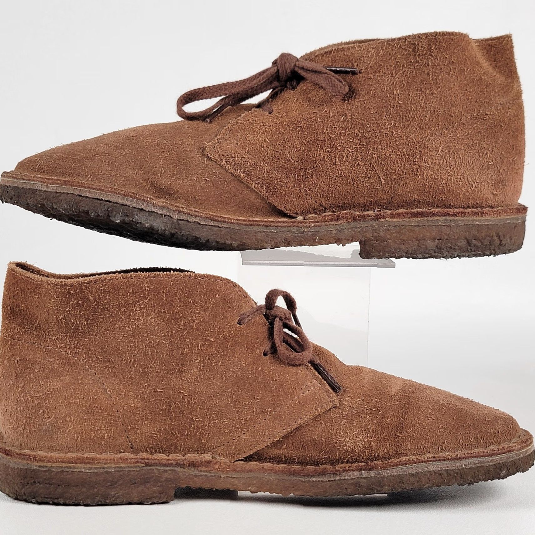 Clarks Clarks Desert Boot Mens 68531-Ginger Hairy Suede Size 7.5 M Brown Size US 8 / EU 41 - 4 Thumbnail