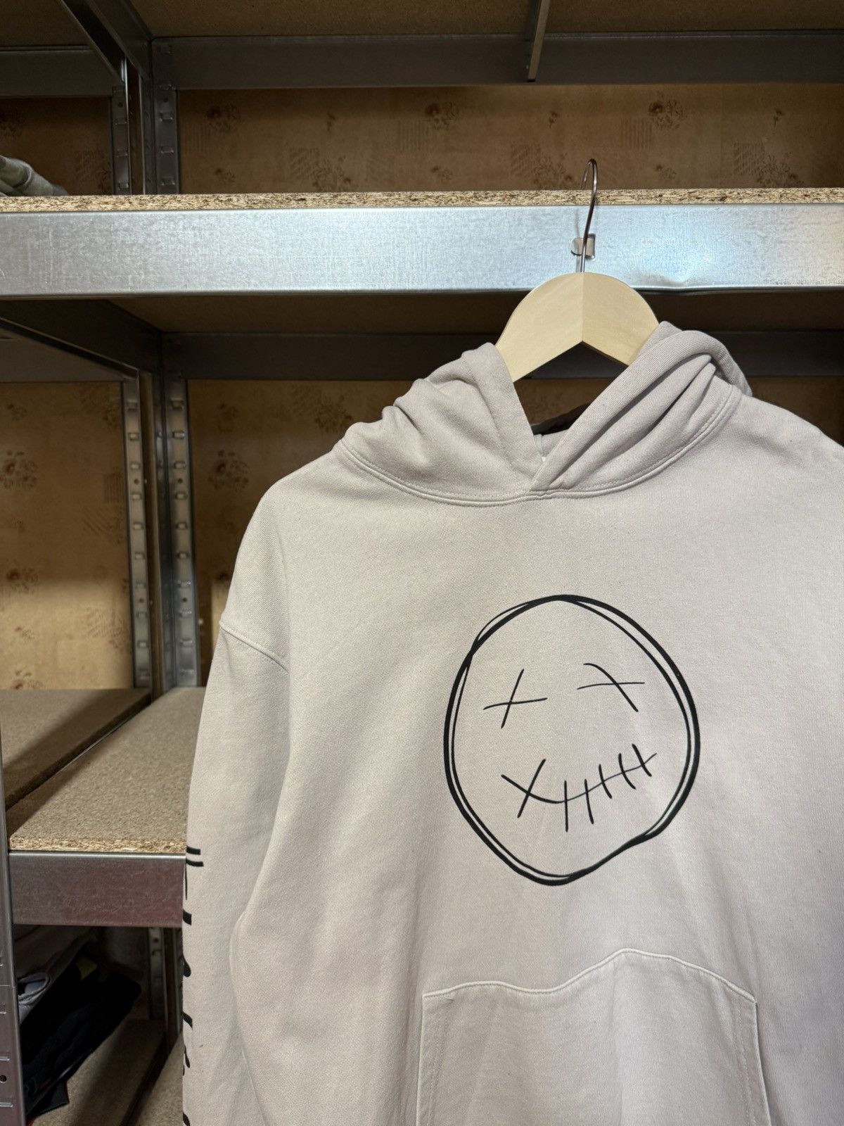 Kanye West × Rap Tees Rare Travis Scott Dead Smiley Face Rap Hoodie Y2K Hype Size US M / EU 48-50 / 2 - 3 Thumbnail