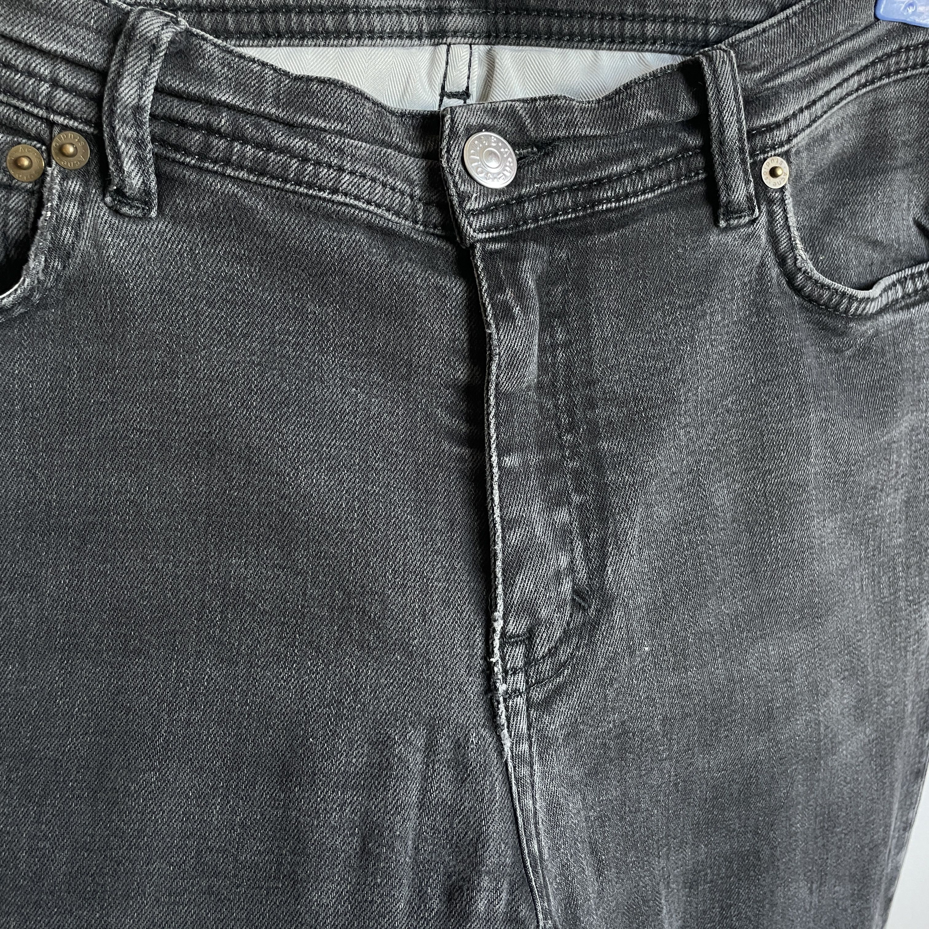 Acne Studios Acne Studios Bla Konst Womens North Used Black Skinny Denim Size 29" - 8 Thumbnail