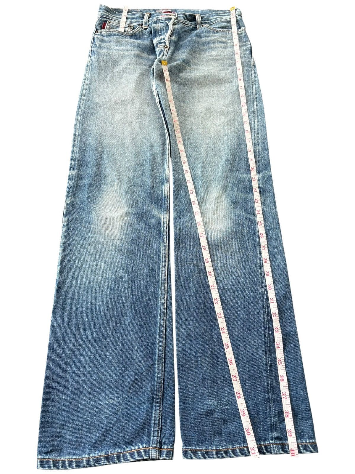 Paul Smith Vintage Paul Smith Faded Wash Loose Selvedge Jeans Size 29" - 8 Thumbnail