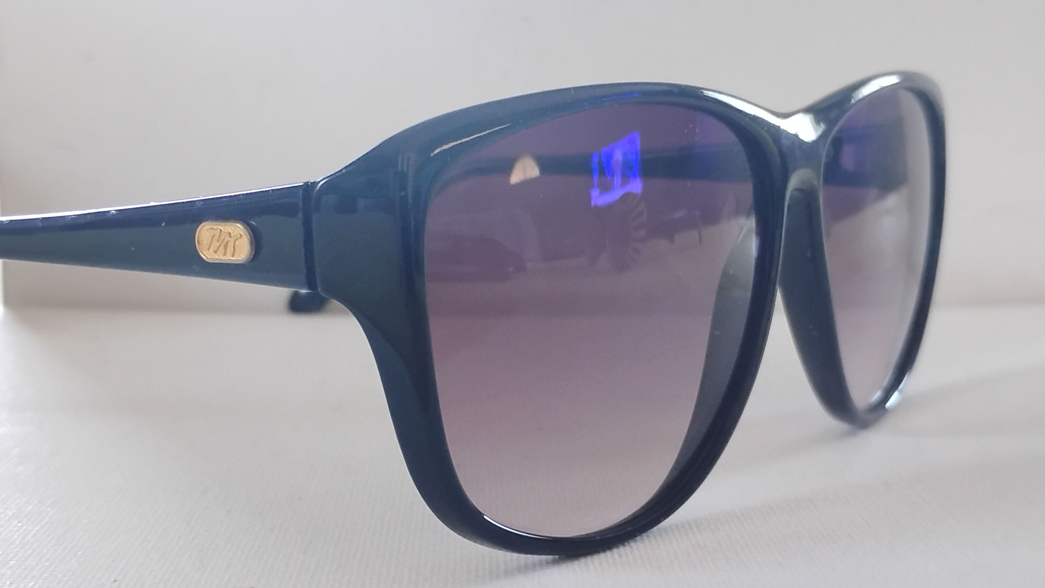 Other Vintage Morgan Taylor black Sunglasses NIS Italy Size ONE SIZE - 4 Thumbnail