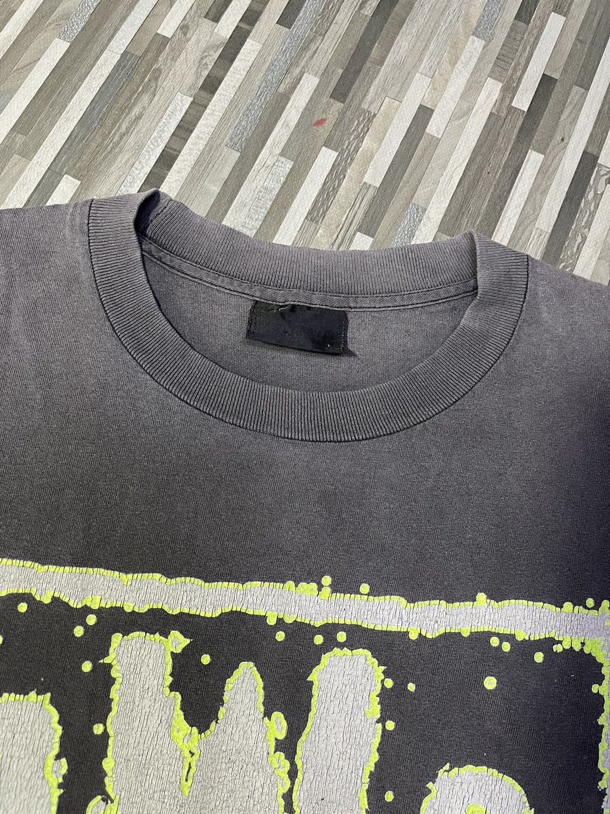 Vintage × WCW/nWo Vintage New World Order Sunfaded Tshirt Size US L / EU 52-54 / 3 - 6 Thumbnail