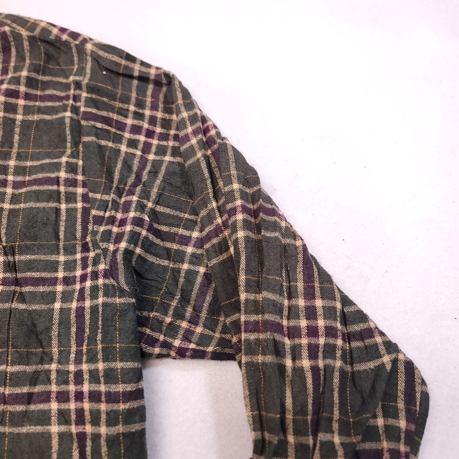 Towncraft Town Craft Tartan Flannel Shirt Mens Size Extra Large Green Size US XL / EU 56 / 4 - 5 Thumbnail