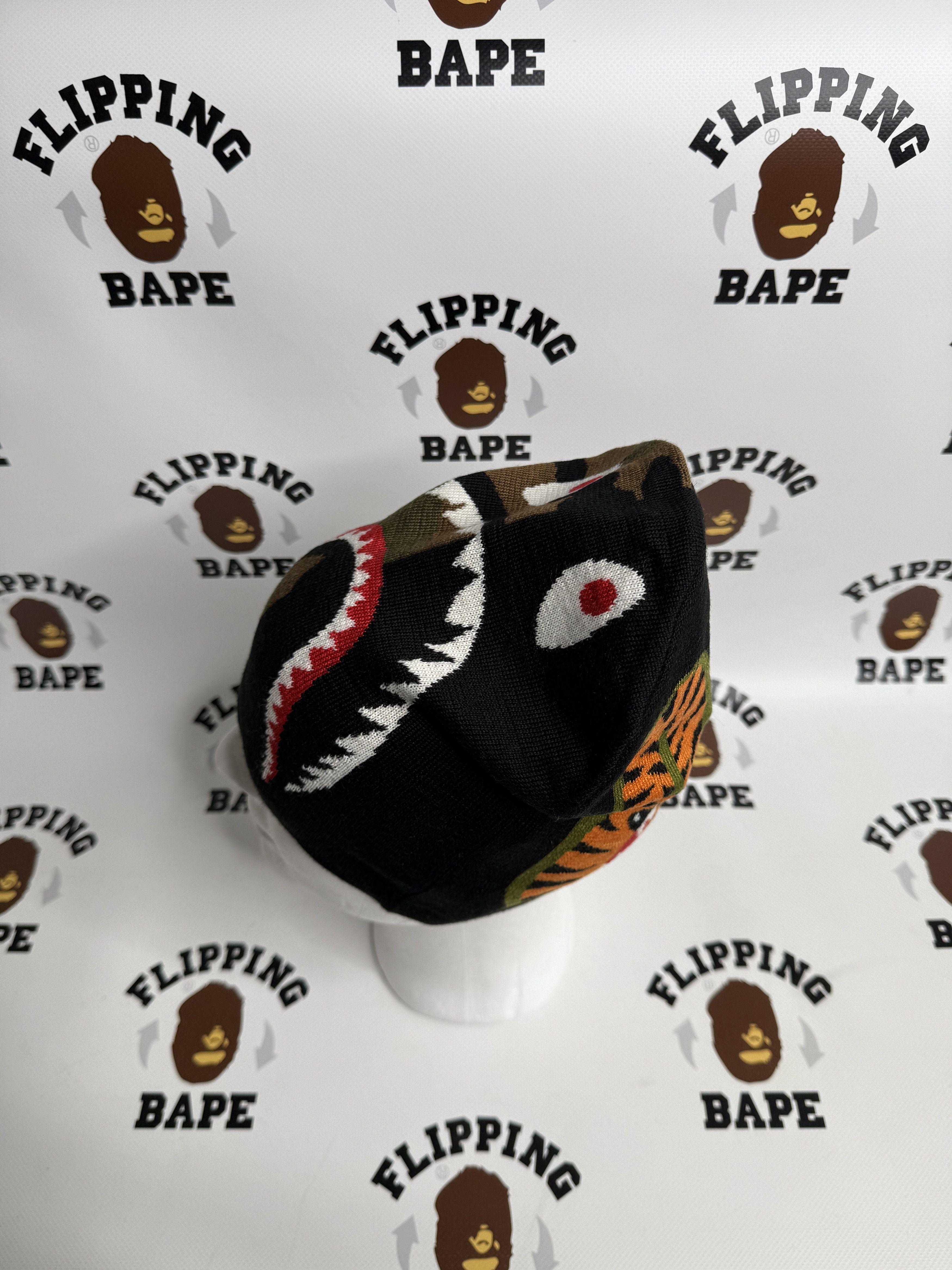 Bape BAPE 1ST SHARK KNIT CAP Size ONE SIZE - 2 Thumbnail