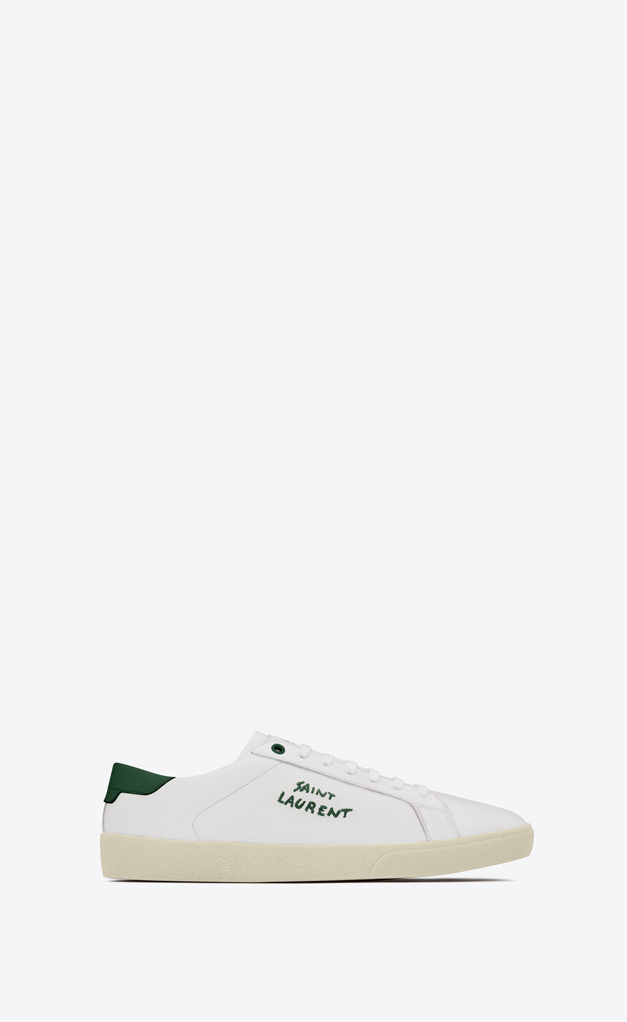 Saint Laurent Paris o1s1wg111224 Court Classic Sl/06 Embroidered Sneakers Size US 9 / EU 42 - 1 Thumbnail