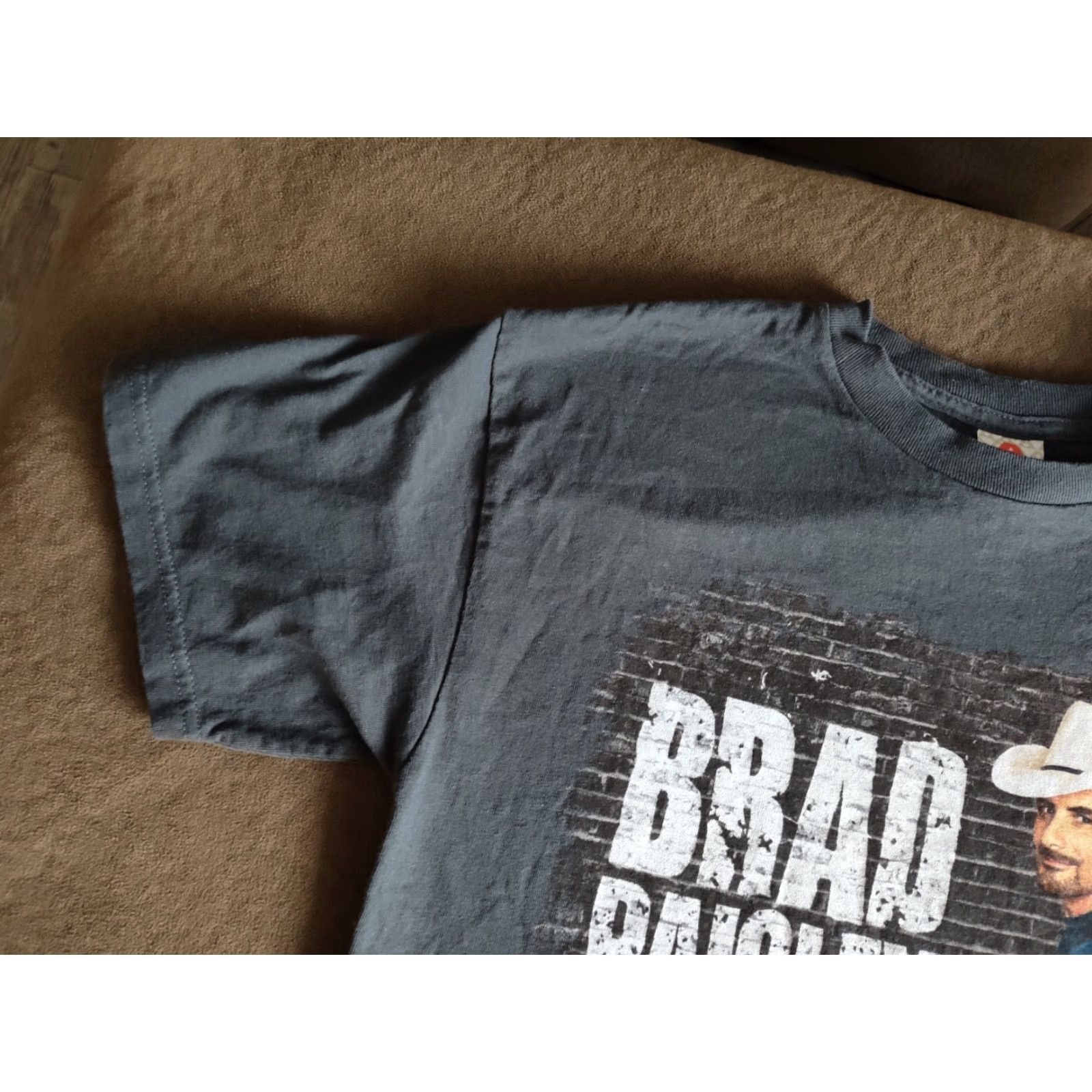Vintage VINTAGE/NOT VINTAGE? No—BRAD PAISLEY Country Music T-Shirt Concert Tour Alstyle Gray Crew Neck Short Sleeve Size M Mens Size US M / EU 48-50 / 2 - 4 Thumbnail