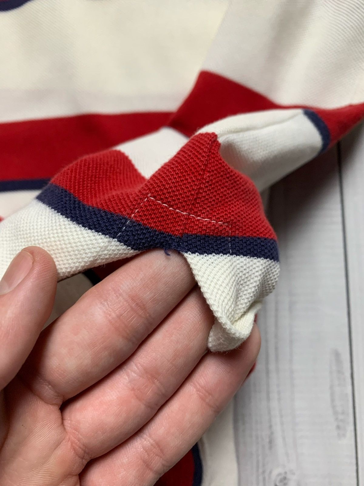Polo Ralph Lauren × Vintage Vintage polo Ralph Lauren striped polo size L Size US L / EU 52-54 / 3 - 10 Thumbnail