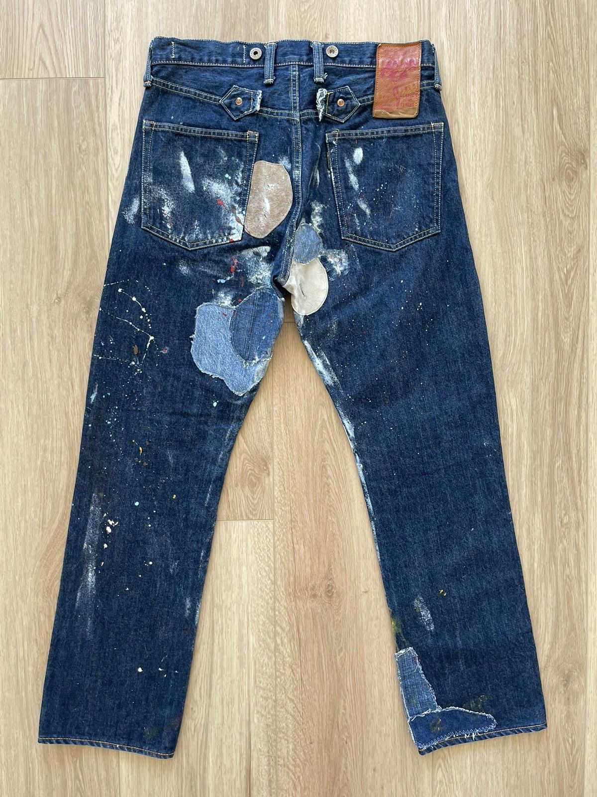 Kapital KAPITAL Vintage Sashiko Boro Patchwork Denim Jeans Size US 33 - 2 Thumbnail