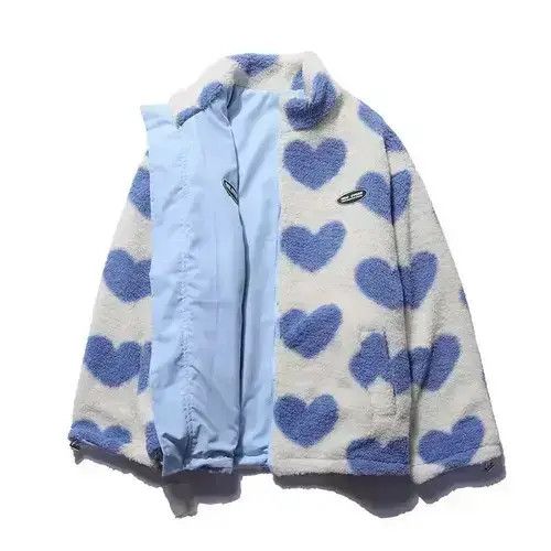 Japanese Brand Winter Wear Love Lamb Wool Women's Padded Jacket Sided Size US L / EU 52-54 / 3 - 2 Thumbnail