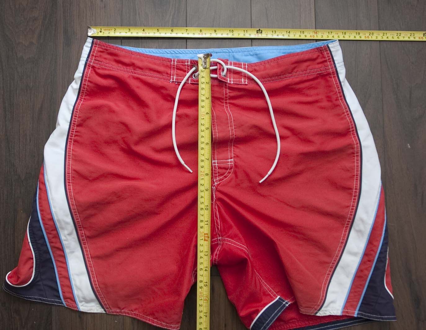 Tommy Hilfiger × Vintage Tommy Hilfiger Shorts Swim Size L /35 Vintage Red Size US 35 - 6 Thumbnail