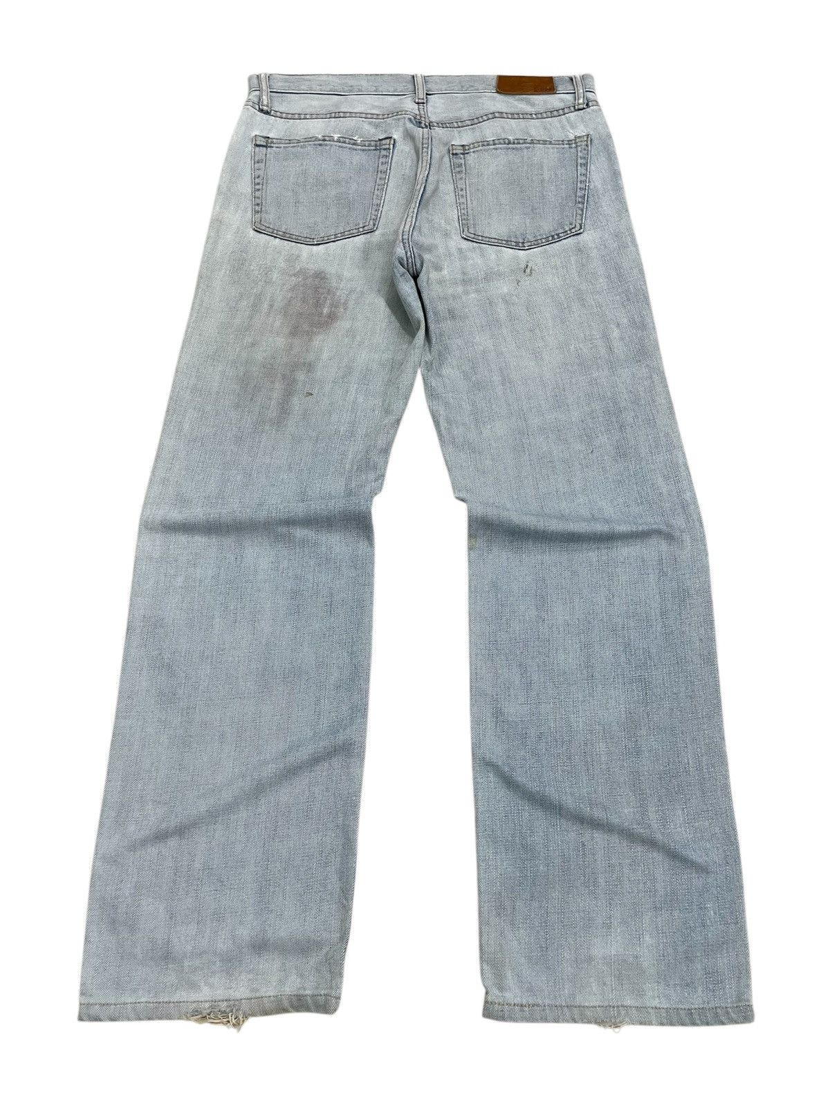 Japanese Brand × Uniqlo Uniqlo Double Knee Stain Distressed Custom Size US 33 - 2 Thumbnail