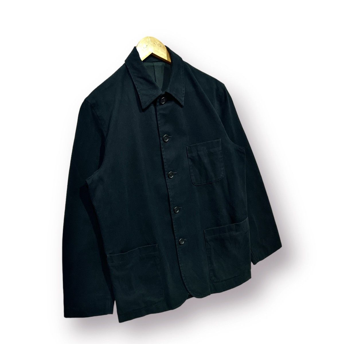 Issey Miyake 🔥 ISSEY MIYAKE DENIM iM D.CANVAS CHORE JACKET - M Size US M / EU 48-50 / 2 - 4 Thumbnail