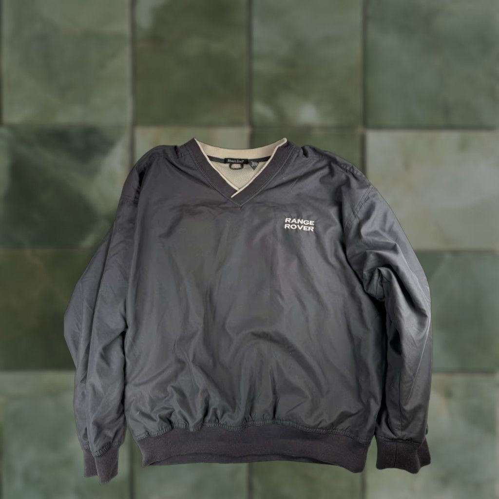 Vintage VINTAGE Rivers End Mens Range Rover Black Pull Over Winbreaker V-Neck Sweater XL Size US XL / EU 56 / 4 - 1 Thumbnail