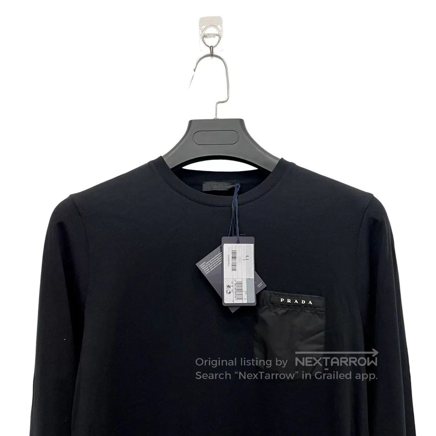 Prada Prada Black Logo Long. Size US S / EU 44-46 / 1 - 2 Thumbnail
