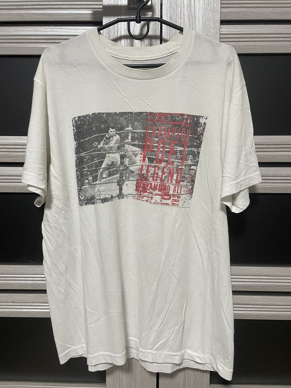 Vintage Vintage Muhammad Poet Legend Boxing Vintage Rap Tee Size US L / EU 52-54 / 3 - 1 Thumbnail