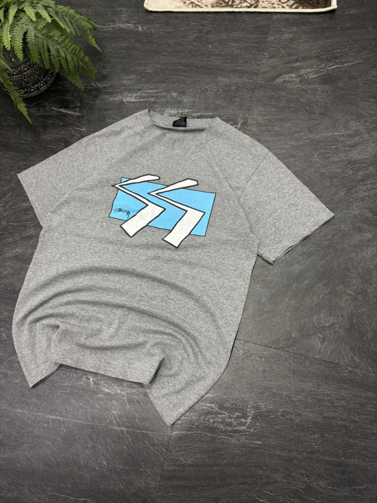 Stussy 00s Vintage Stussy Streetwear Lightning Big Logo Print Size US S / EU 44-46 / 1 - 3 Thumbnail